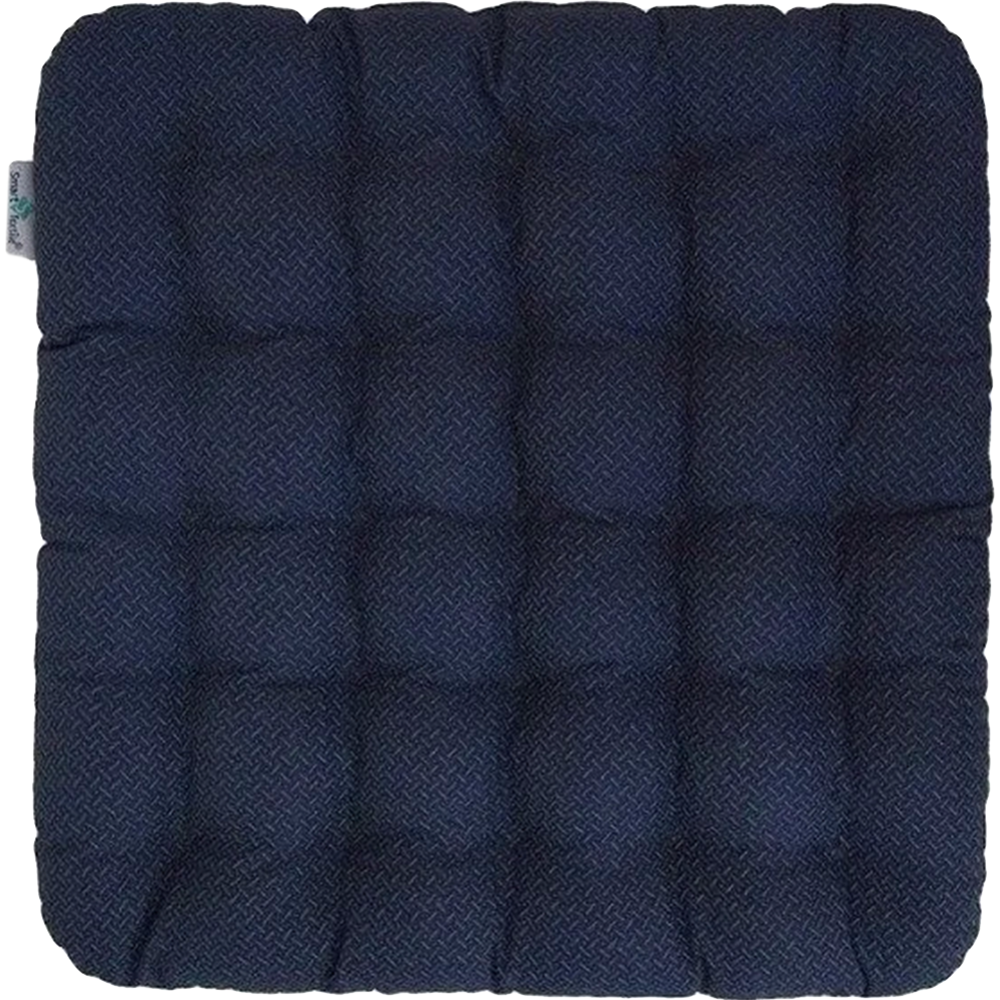 Подушка «Smart Textile» на стул, Уют-Премиум, ST167, лузга гречихи, синий, 40x40 см