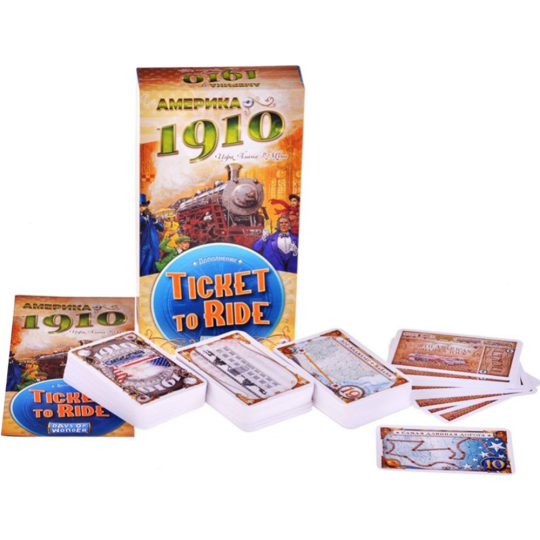 Настольная игра «Hobby World» Ticket to Ride. Америка 1910, 915538