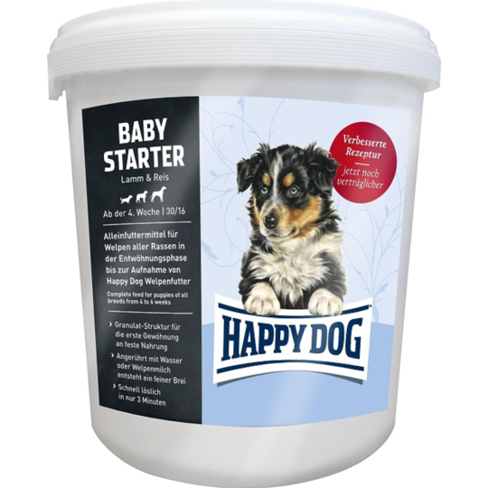 Корм для щенков «Happy Dog» Baby Starter, ягненок/рис, 60748, 1.5 кг