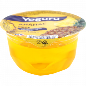 Желе из мо­лоч­ной сы­во­рот­ки «Yoguru» ананас, 150 г