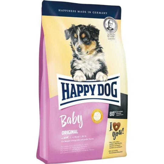 Корм для щенков «Happy Dog» Baby Original, птица/говядина, 60400, 10 кг