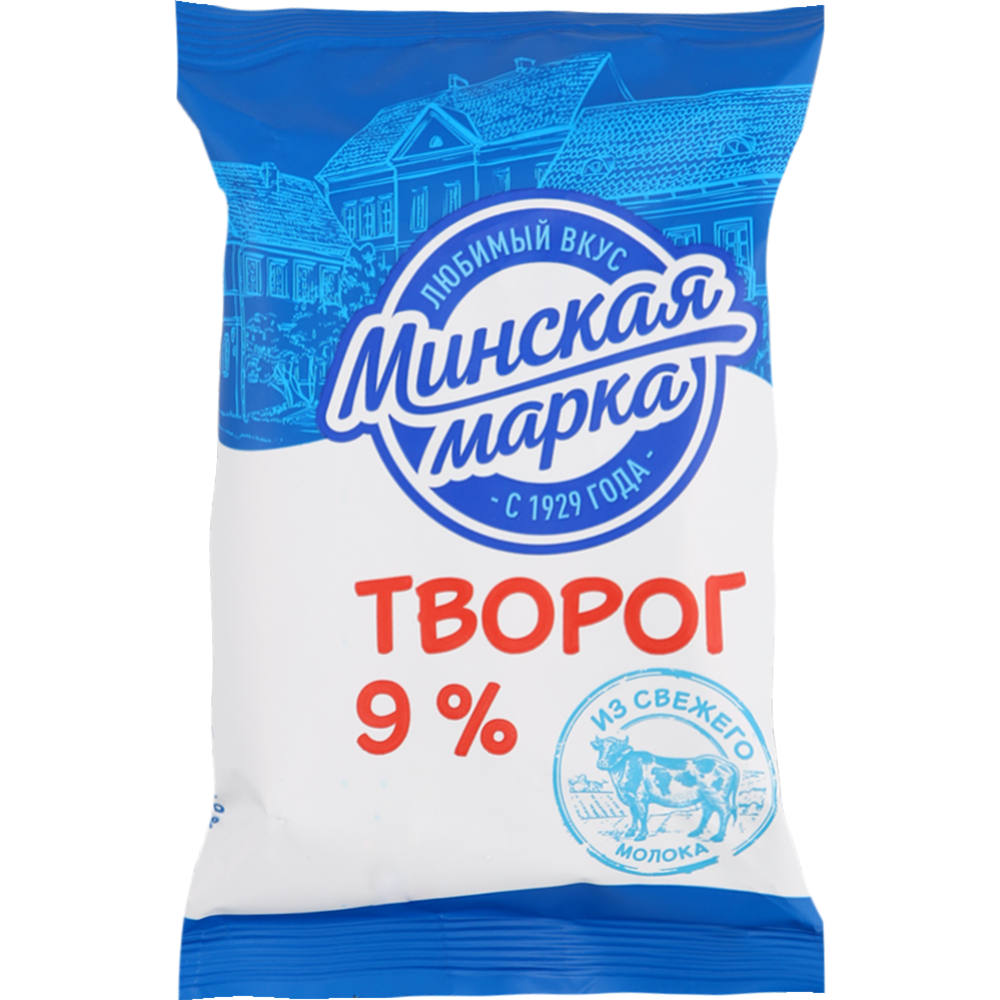 Творог «Минская марка» классический, 9%, 180 г #0