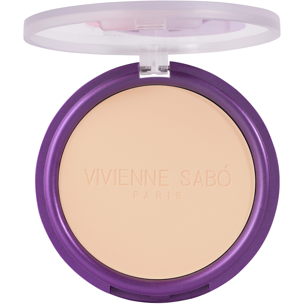 Пудра «Vivienne Sabo» Teinte Absolute matte, тон 02, светло-бежевый, 6 г