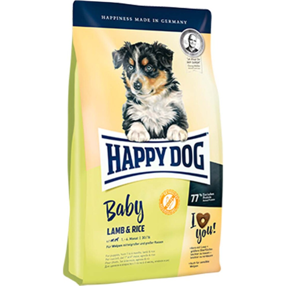 Корм для щенков «Happy Dog» Baby Lamb&Rice, 60394, 18 кг