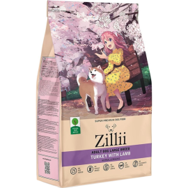 Корм для собак «Zillii» Adult Dog Large Breed, индейка с ягненком, 15 кг