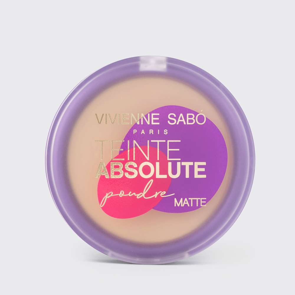 Пудра «Vivienne Sabo» Teinte Absolute matte, тон 04, серо-бежевый, 6 г