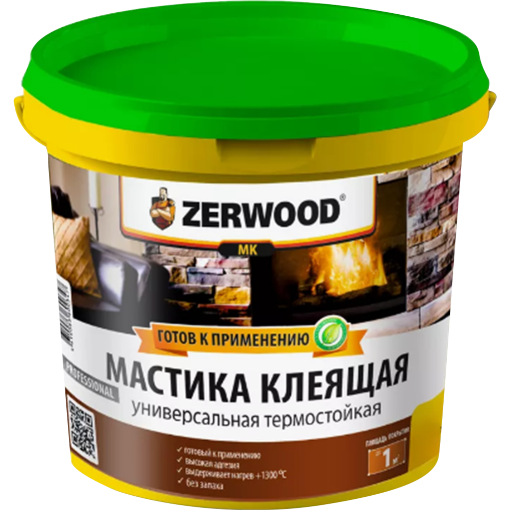 Клеющая мастика «Zerwood» термостойкая, 4 кг