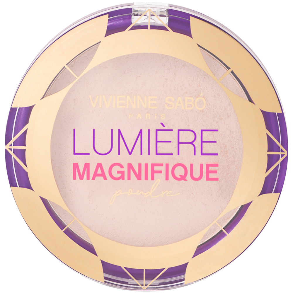 Пудра «Vivienne Sabo» Lumiere Magnifique, тон 01, светло-бежевый, 6 г