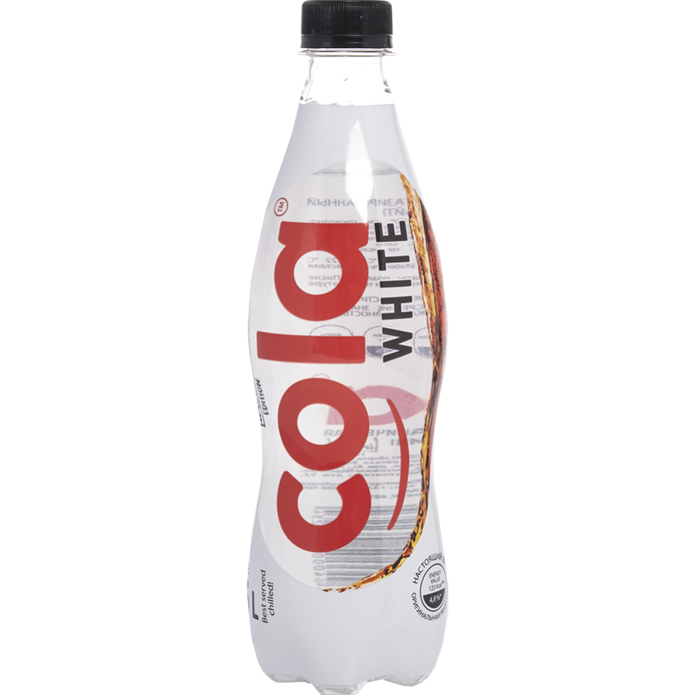 Напиток сильногазированный «Cola» White, 0.5 л