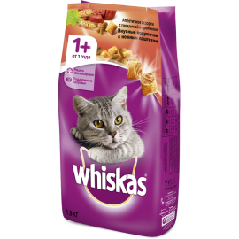 Корм для кошек «Whiskas» с говядиной и кроликом, 1.9 кг