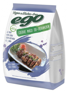 Соевое мясо "Ego" Мясо по-пекински, 80 г., 3 упаковки