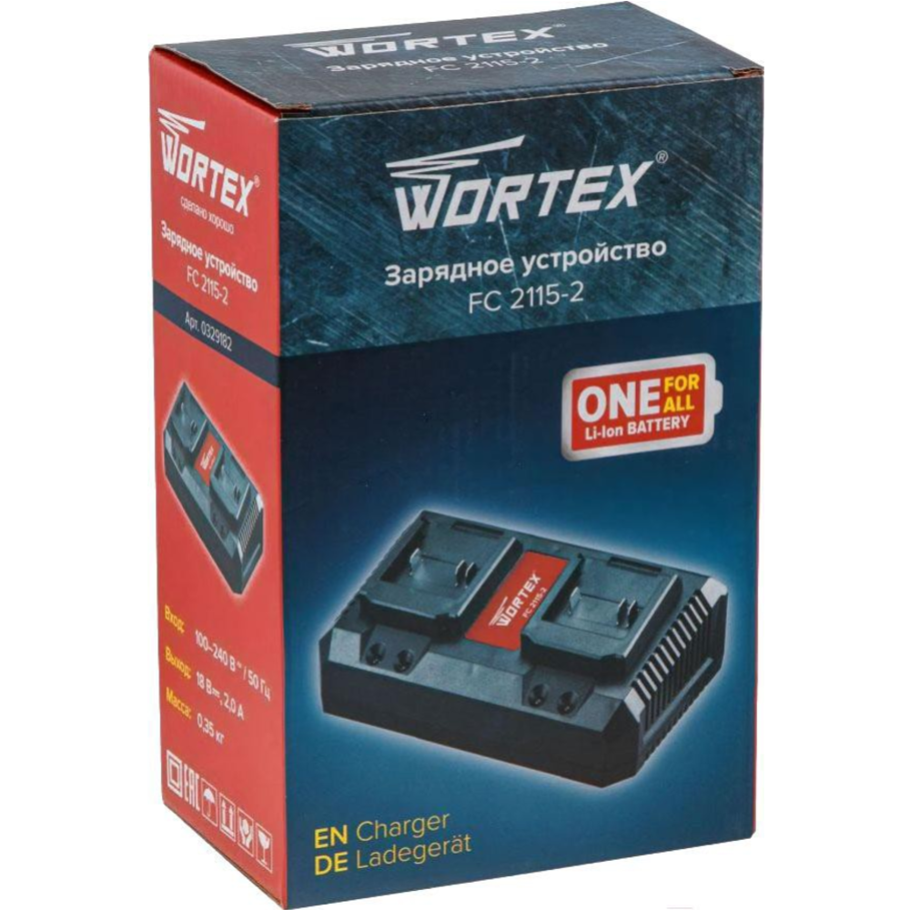 Зарядное устройство «Wortex» FC 2115-2 ALL1, 329182