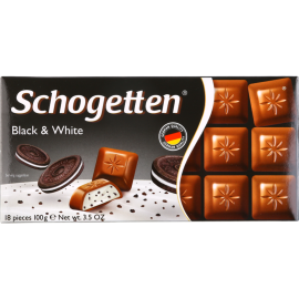 Шоколад «Schogetten» Black, молочный, 100 г