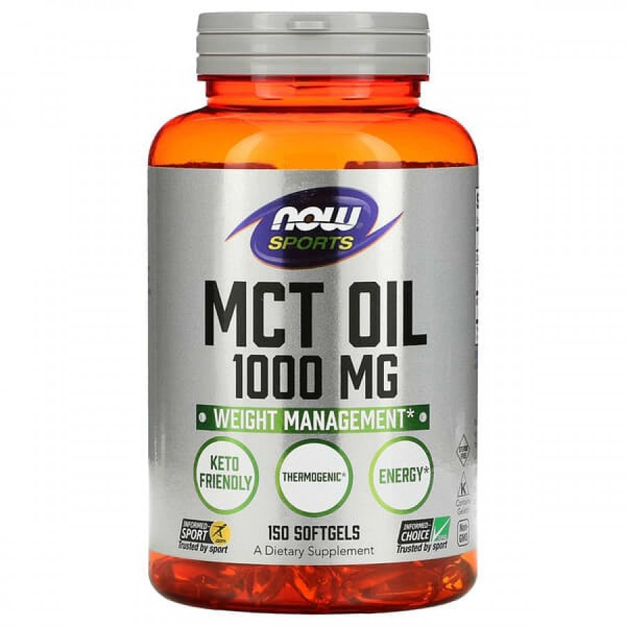 Масло МСТ Now Foods MCT OIL 1000, 150 капс.