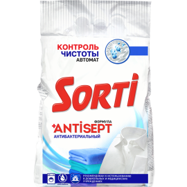 Стиральный порошок «Sorti» Контроль чистоты, 2.4 кг