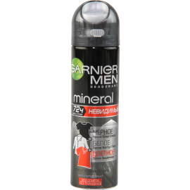 Дезодорант-антиперспирант «Garnier mineral Men» невидимый, 150 мл