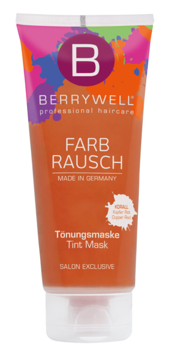 Тонирующая маска для волос  оранжевая TINT MASK KORALL,, 201мл