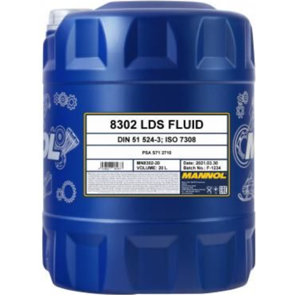 Гидравлическая жидкость «Mannol» LDS Fluid 8302, 20 л