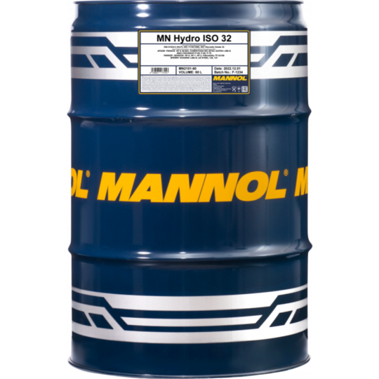 Масло гидравлическое «Mannol» Hydro 2101 ISO 32 HLP, 60 л