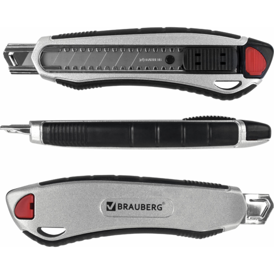 Нож канцелярский «Brauberg» Heavy Duty, 237158