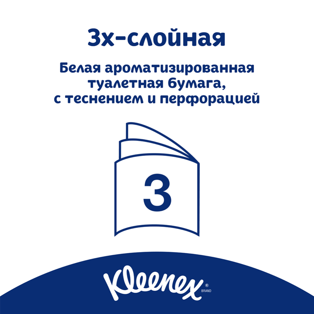 Туалетная бумага «Kleenex» Cottonelle Aroma Care, трехслойная, 4 рулона #5