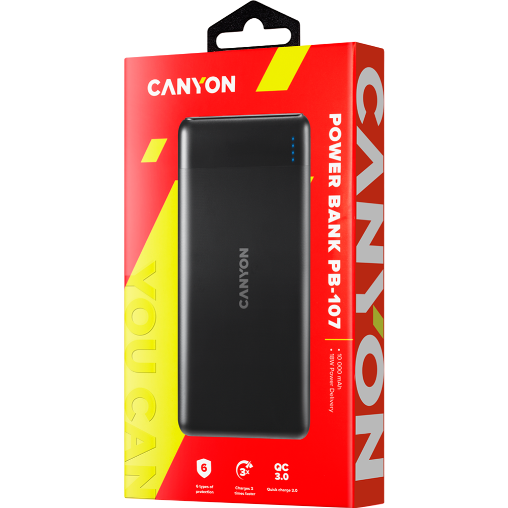 Внешний аккумулятор «Canyon» CNE-CPB1007B