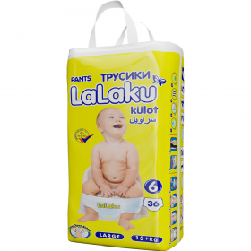 Под­гуз­ни­ки-тру­си­ки «LaLaKu» Large, 36 шт
