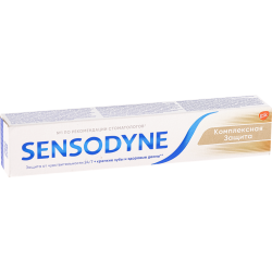 Зубная паста «Sensodyne» ком­плекс­ная защита со фтором, 75 мл