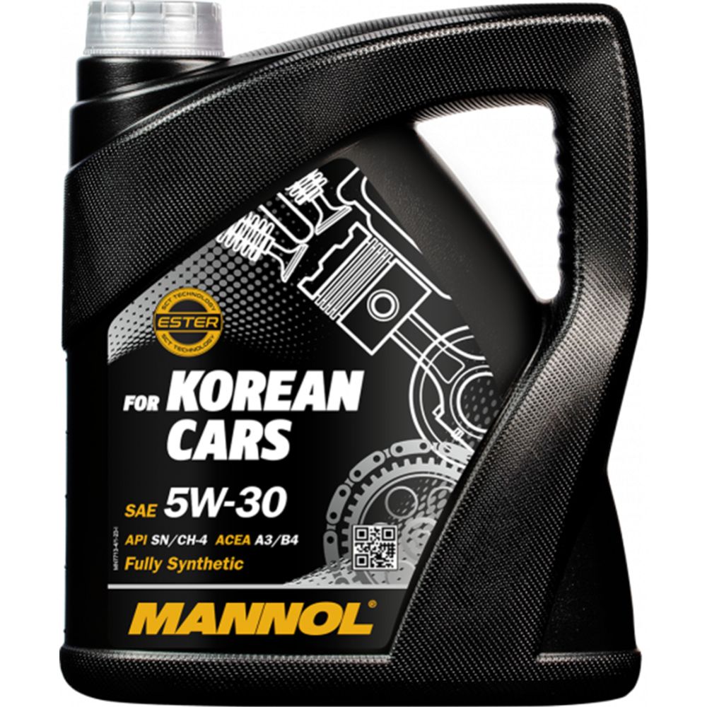 Моторное масло «Mannol» 7713 OEM for Korean Cars 5W-30 SN/CH-4, 4 л