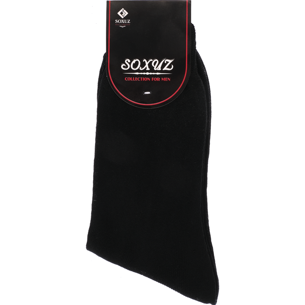Носки муж­ские «Soxuz» черные, 204-cotton, размер 25