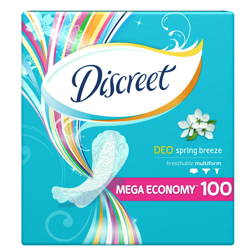 Гигиенические прокладки «Discreet» Deo Spring Breeze Multiform, 100 шт