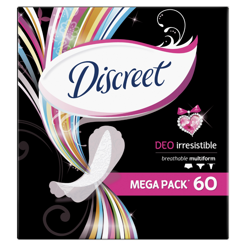 Прокладки женские «Discreet» Deo Irresistible Multiform Trio, 60 шт