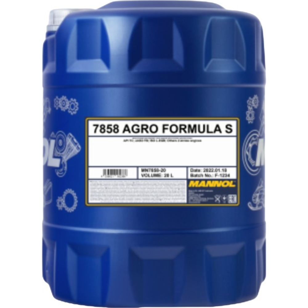 Моторное масло «Mannol» 7858 Agro Formula S API TC, 20 л