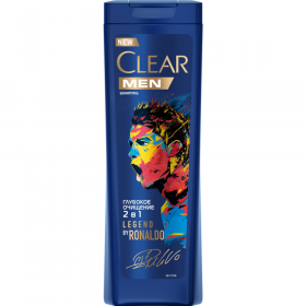 Шам­пунь для волос «Clear Men» с углём и мятой, 400 мл
