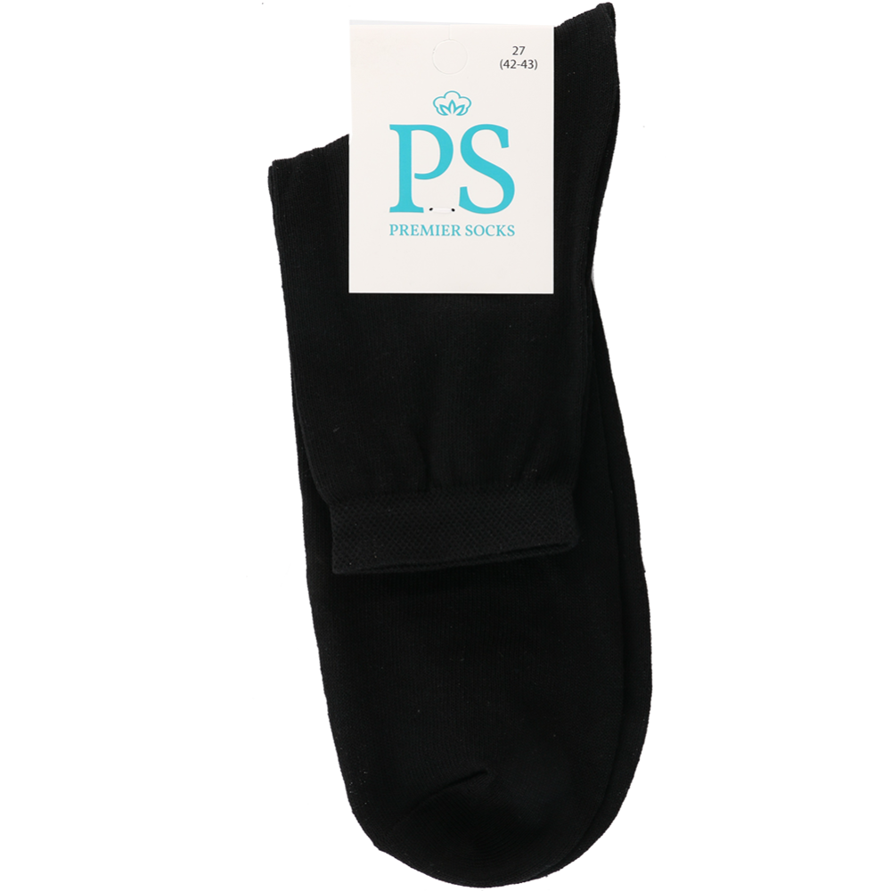 Носки мужские «Premier Socks» SM-PL-3-Ec-Plain, черный, размер 27