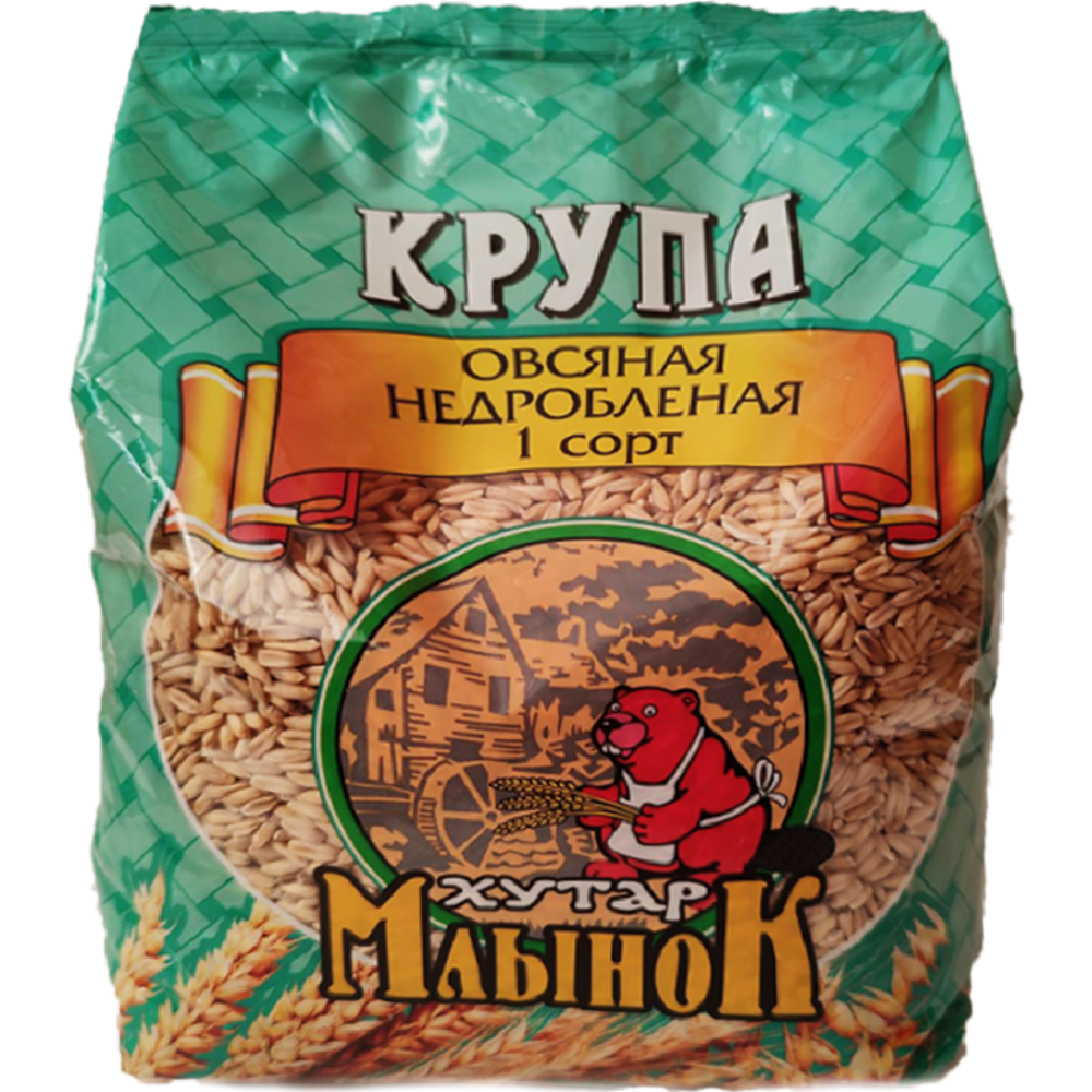 Крупа овсяная, недробленая, 1 сорт, 1 кг