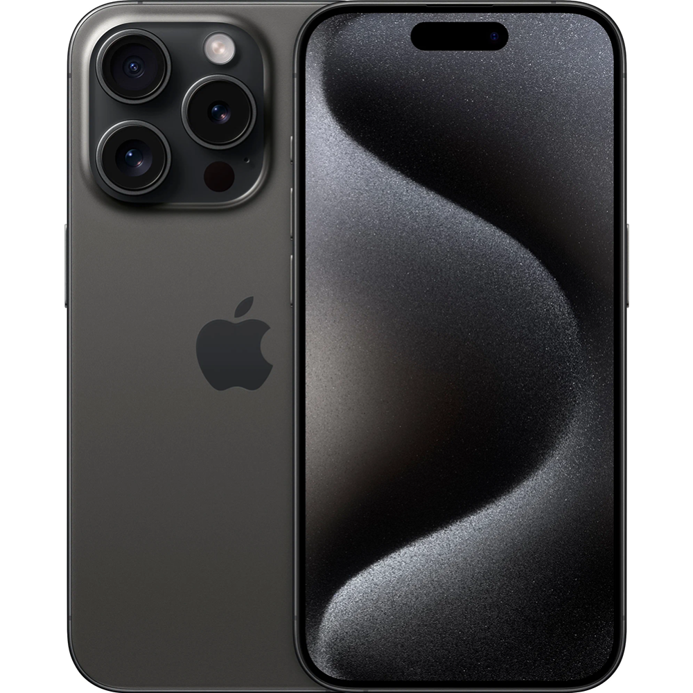 Смартфон «Apple» iPhone 15 Pro, 256GB, Dual Sim, A3104, черный титан