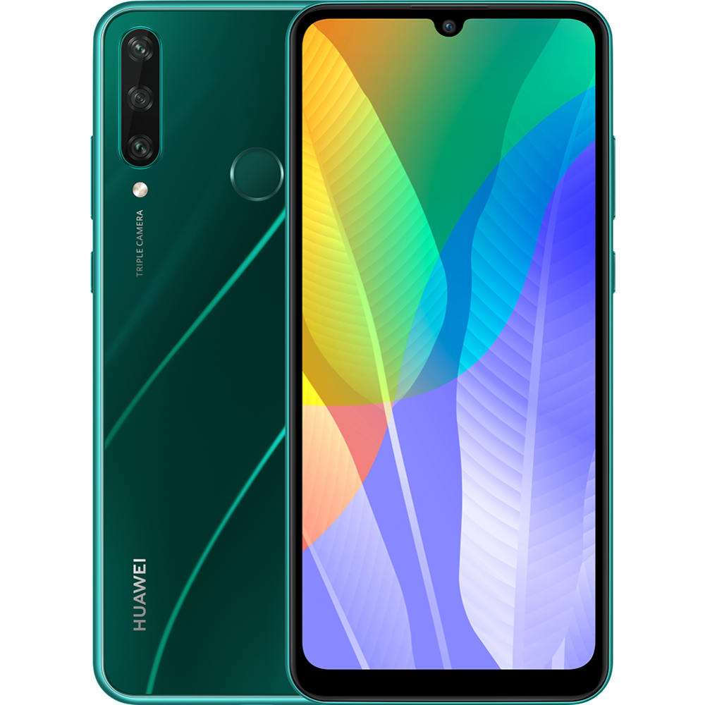 Картинка товара Смартфон «Huawei» Y6p MED-LX9N Emerald Green.