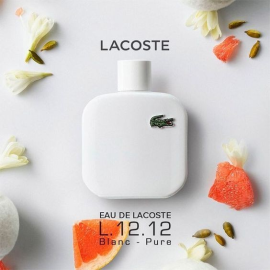 Туалетная вода "Lacoste" L 12.12. Blanc, 100 ml, Тестер, Оригинальная парфюмерия