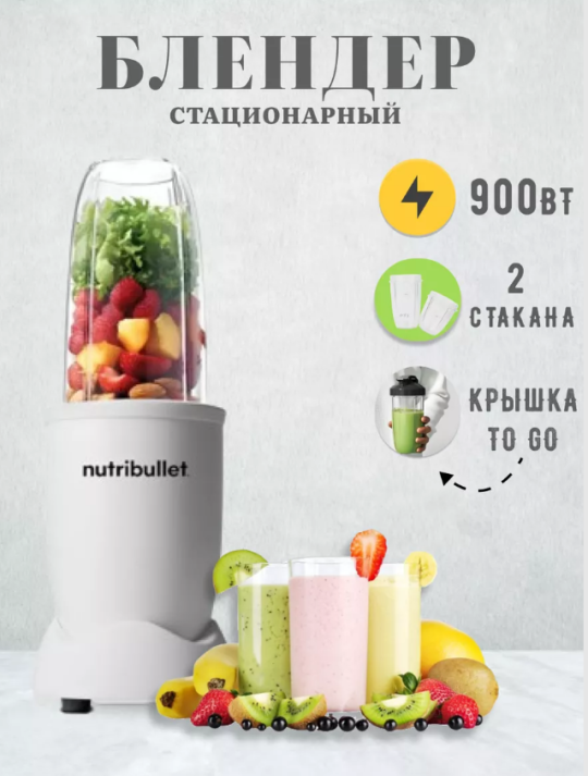 Блендер NUTRIBULLET NB908 MAW