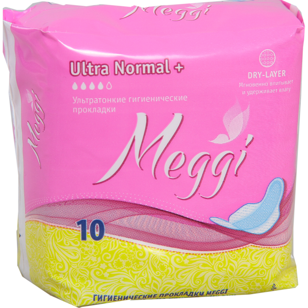 Прокладки женские «Meggi» Ultra Normal +, 10 шт