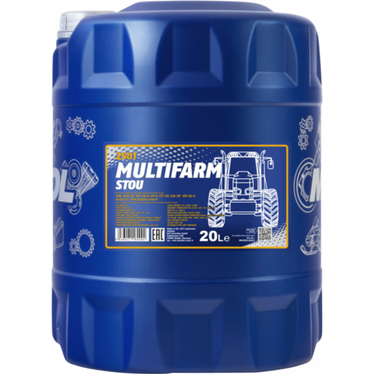 Масло моторное «Mannol» Multifarm STOU 2501 10W-30, 20 л