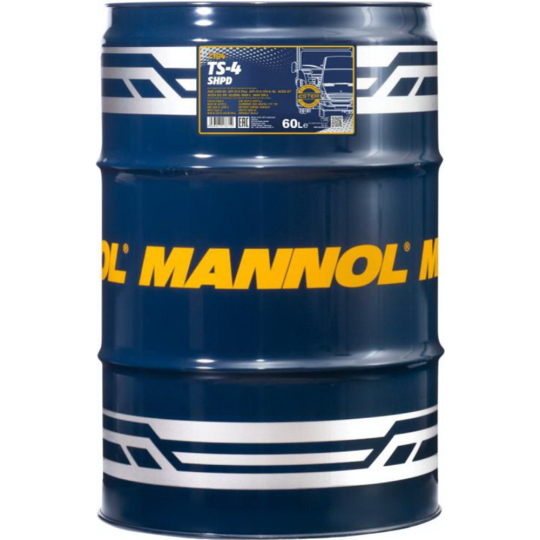 Масло моторное «Mannol» TS-4 7104 15W-40 SHPD CI-4/SL, 60 л