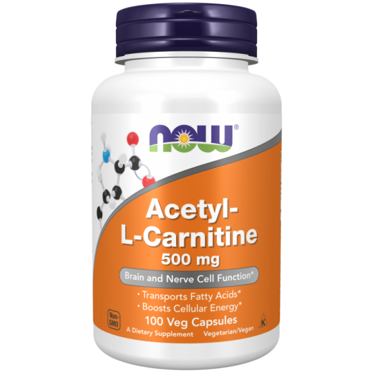 Л-Карнитин Now Foods Acetyl L-Carnitine , 500 мг, 100 капс.