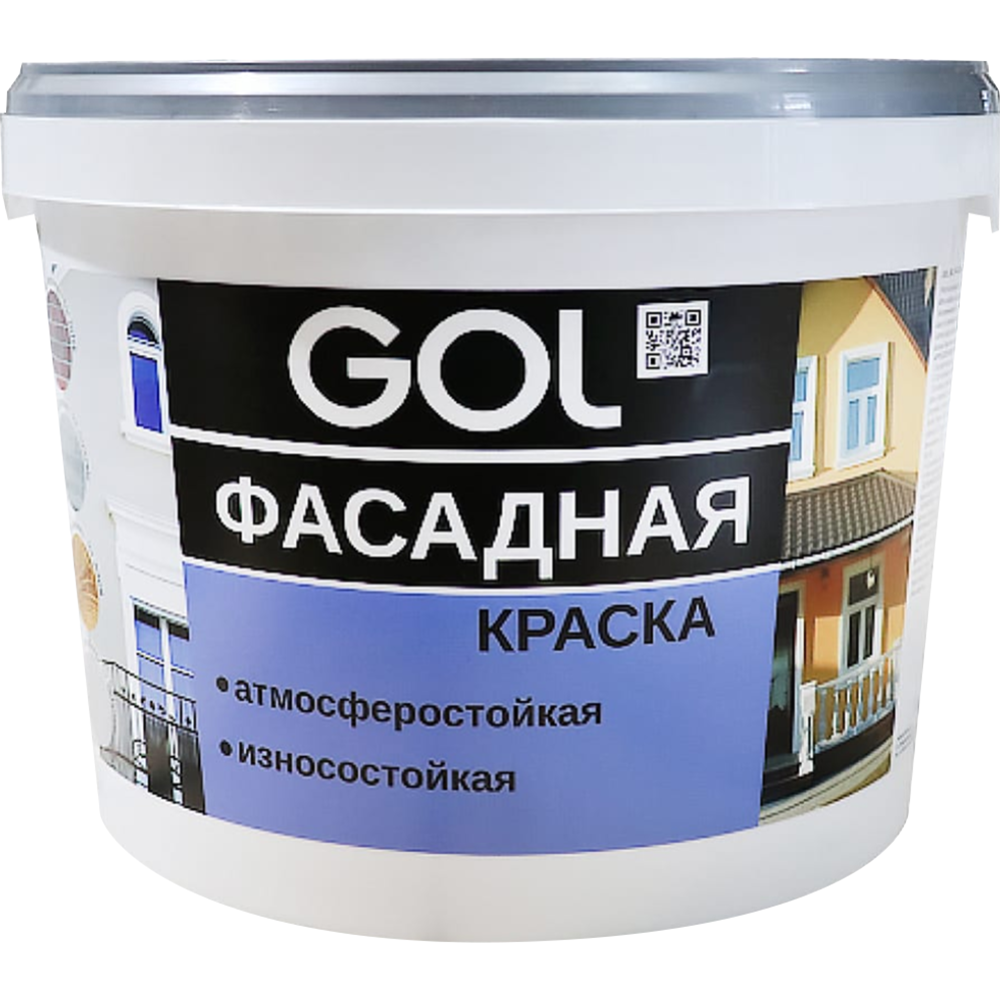Акриловая краска «GOL» Фасадная, Expert, ВД-АК-1180, 13 кг