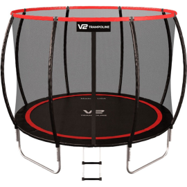 Батут «V2 Trampoline» 10ft Redline, 4 ноги, с внутренней сеткой, 312 см