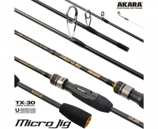 Спиннинг Akara SL1003 Micro Jig 662UL-T TX-30 (0,6-8) 2,0 м