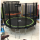 Батут «V2 Trampoline» 10ft Greenline, 4 ноги, с внешней сеткой, 312 см