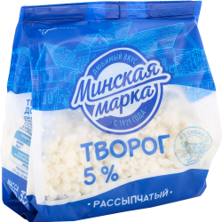 Творог «Мин­ская марка» рас­сып­ча­тый, 5%, 350 г