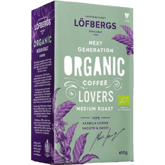 Кофе молотый «Lofbergs lila» Organic Medium Roast, натуральный, 450 г